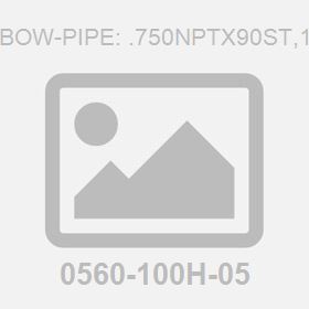 Elbow-Pipe: .750Nptx90St,150